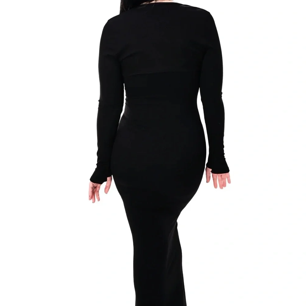 Foxblood ribbed bolero - Picture 3 of 4